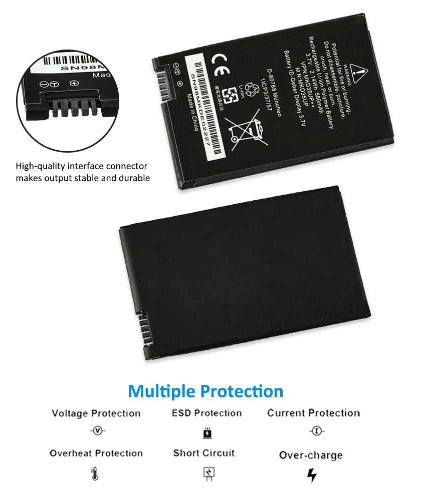 Kingsener MKD35UP ID-Geber Display Battery For 5/6/7/X3 X5 X6 530le 730 740 745 760li 530l Key remote key battery MKD35UP++ 9442976-01 AE2536561