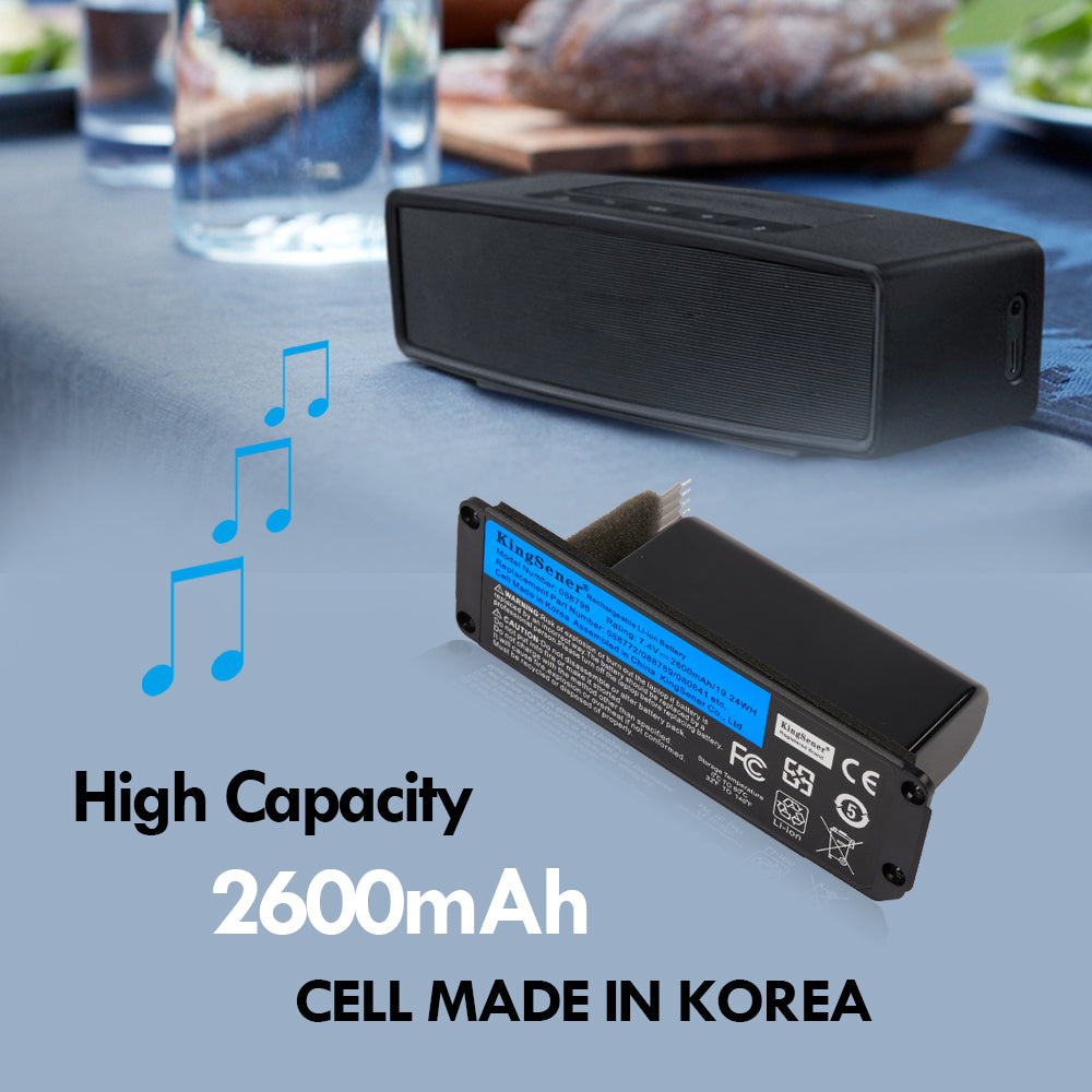 088796 Battery for Bose SoundLink Mini II – 088789 –7.4V 2600mAh