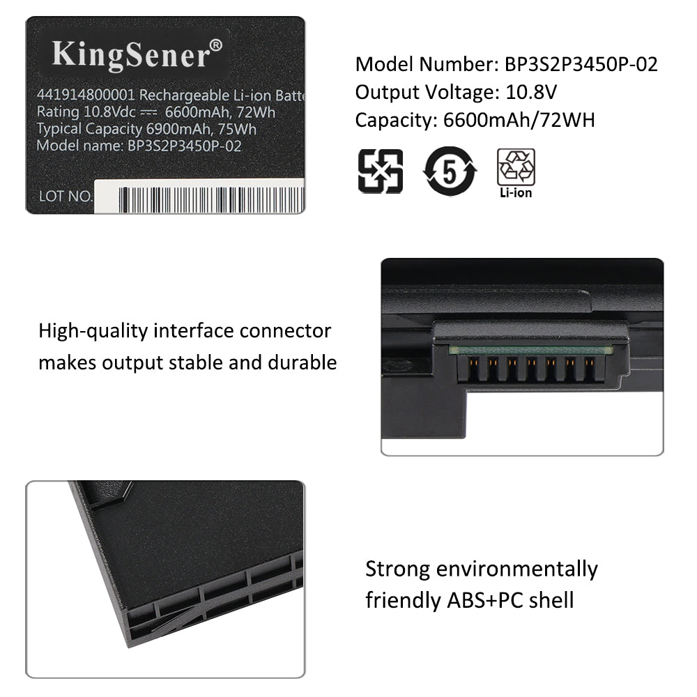 BP3S2P3450P-02-6600mAh