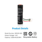 BPK265-001-3.6V-8.0WH-Industrial-Battery