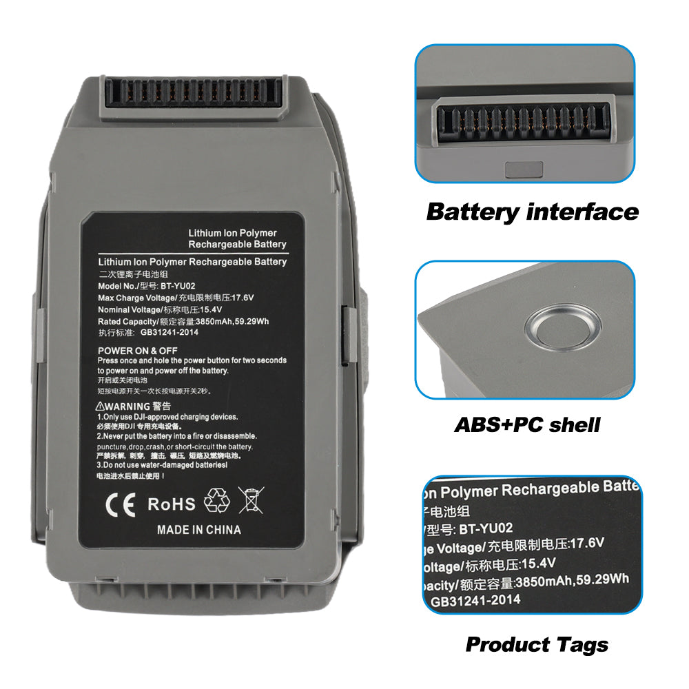 DJI-BT-YU02-3850mAh-Drone-Battery