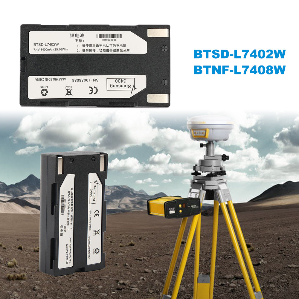 BTSD-L7402W バッテリー（South S82 S82T K9 R90 R93 GPS GNSS用）BTNF-L7408W トータルステーションバッテリー