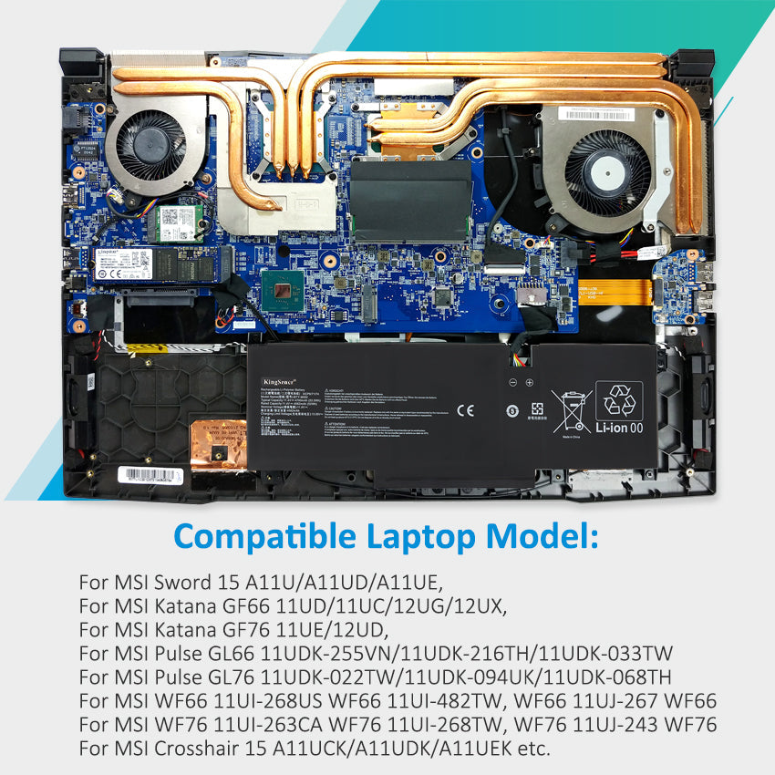 ASODI BTY-M492 Laptop Battery Compatible With MSI (WF66 WF76