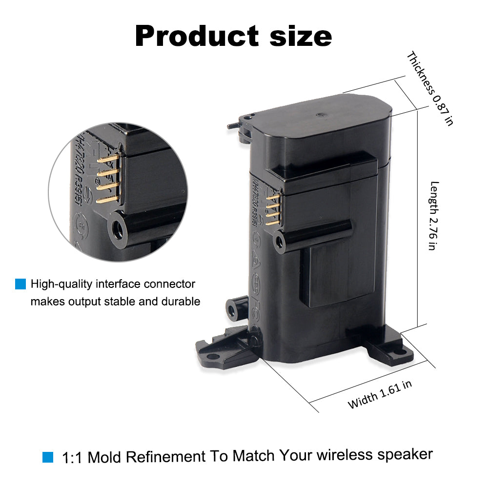 High-Quality Replacement Battery For BOSE SoundLink Mini I Bluetooth 061386 061385 061384 063404 063287 Li-ion Batteries 2230mAh - 509 High-Quality Replacement Battery For BOSE SoundLink Mini I Bluetooth 061386 061385 061384 063404 063287 Li-ion Batteries 2230mAh - 509