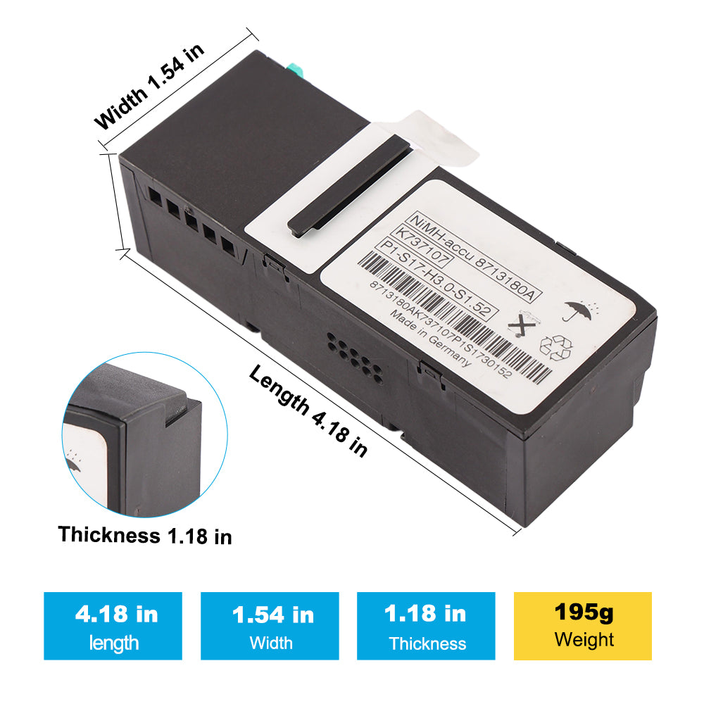 Braun-8713180A-4.8V-10.08Wh-Medical-Battery
