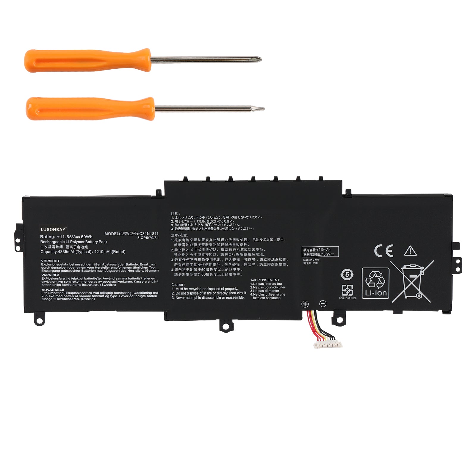C31N1811-11.55V-50WH-Laptop-Battery-LUSONBAY