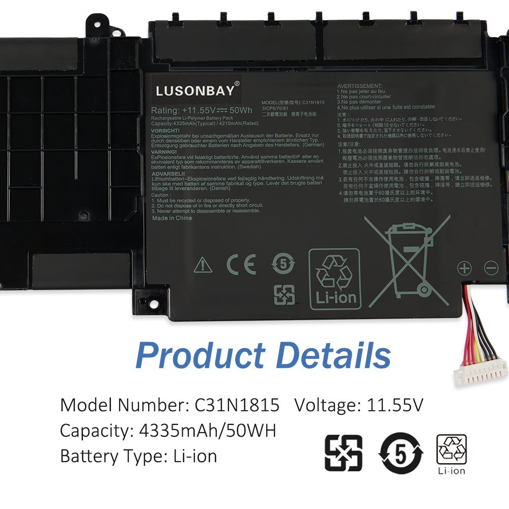 C31N1815-11.55V-50Wh-Laptop-Battery-LUSONBAY