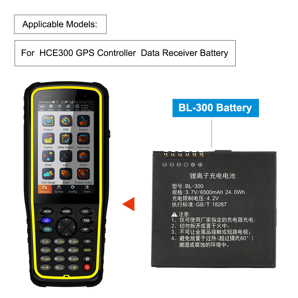CHC-BL-300-3.7V-6500mAh-Battery