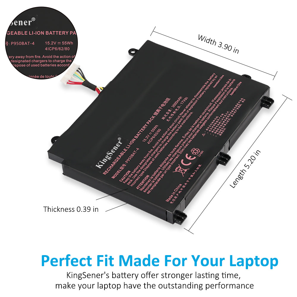 CLEVO-P950BAT-4-55WH