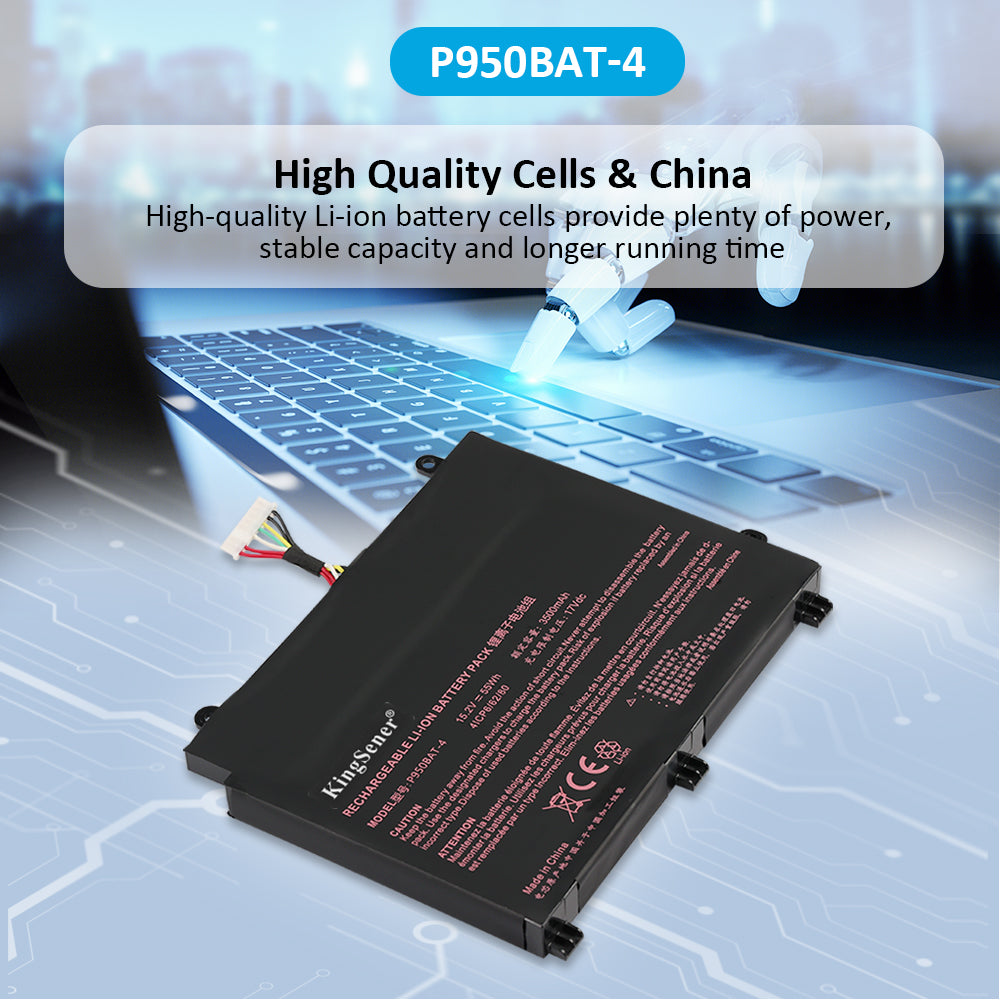CLEVO-P950BAT-4-55WH