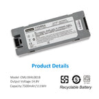 CMLI3X4L001B-14.8V-111WH-Battery