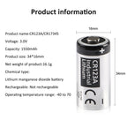 Panasonic-CR123A/CR17345-1550mAh