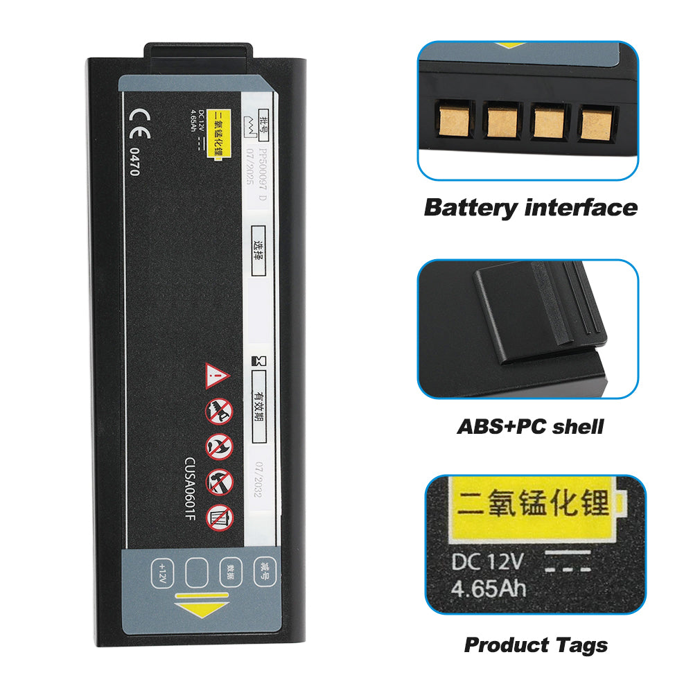 CUSA0601F-4650mAh-Medical-Battery