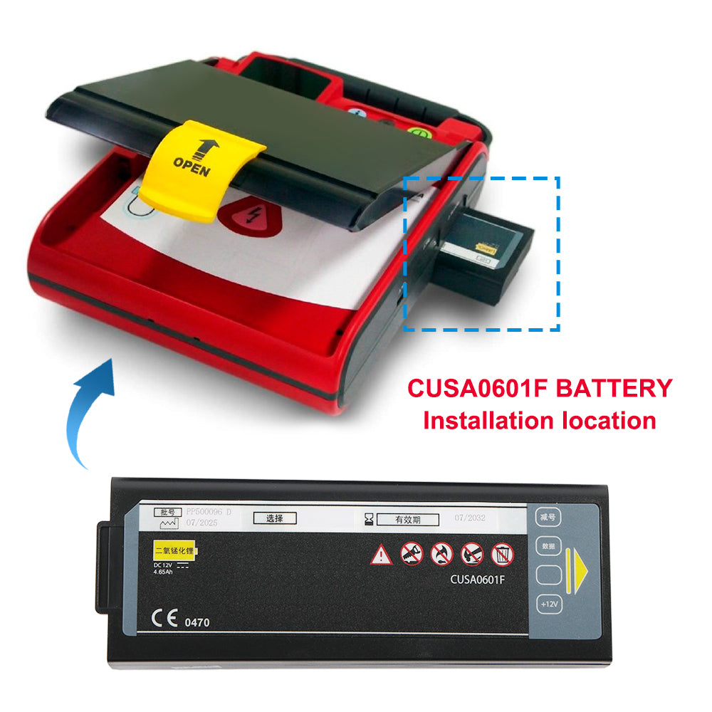 CUSA0601F-4650mAh-Medical-Battery