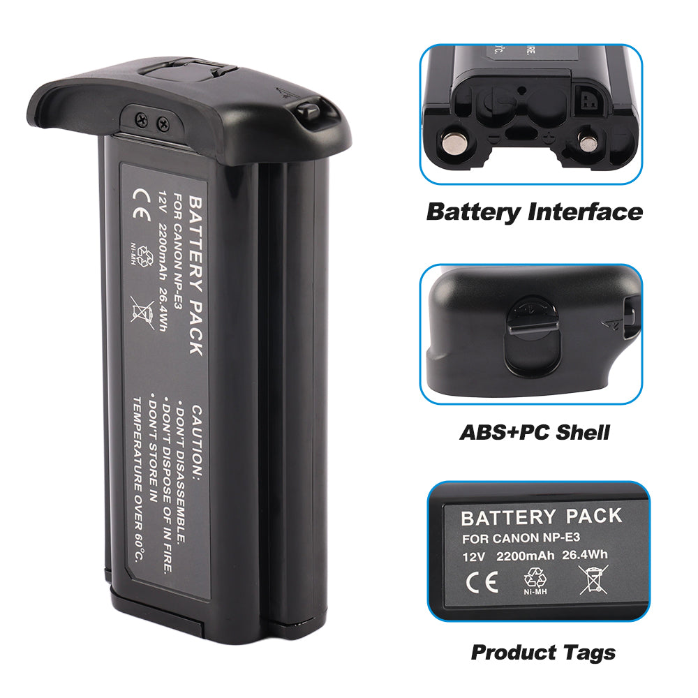 Canon-NP-E3-12V-26.4Wh-Camera-Battery