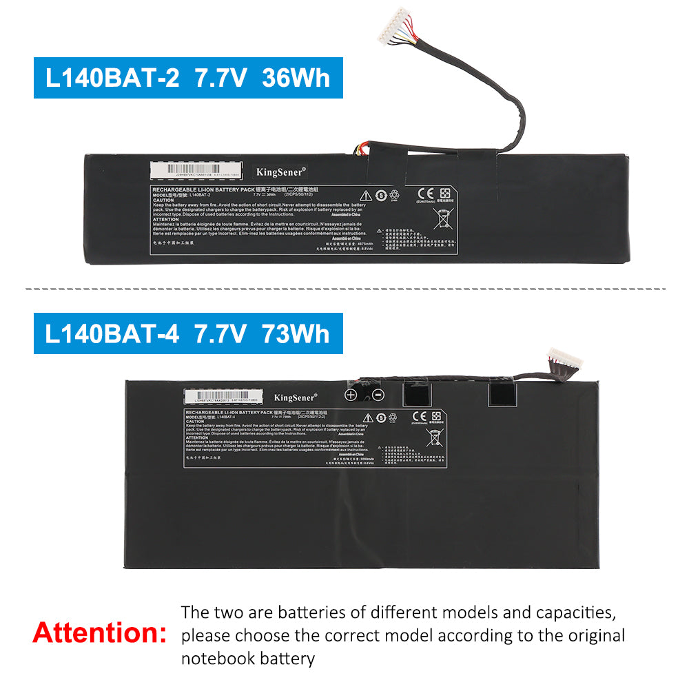 Clevo-L140BAT-4-73Wh-Laptop-Battery