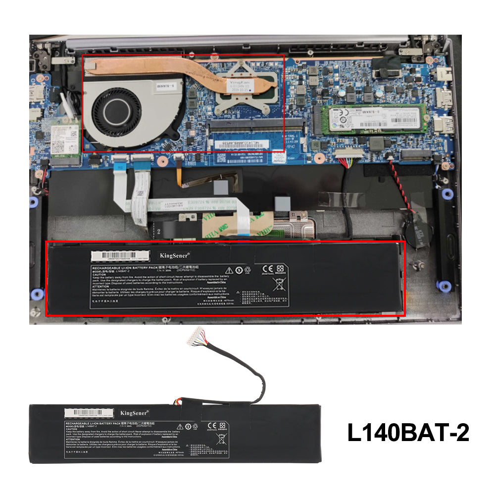 Clevo-L140BAT-4-73Wh-Laptop-Battery