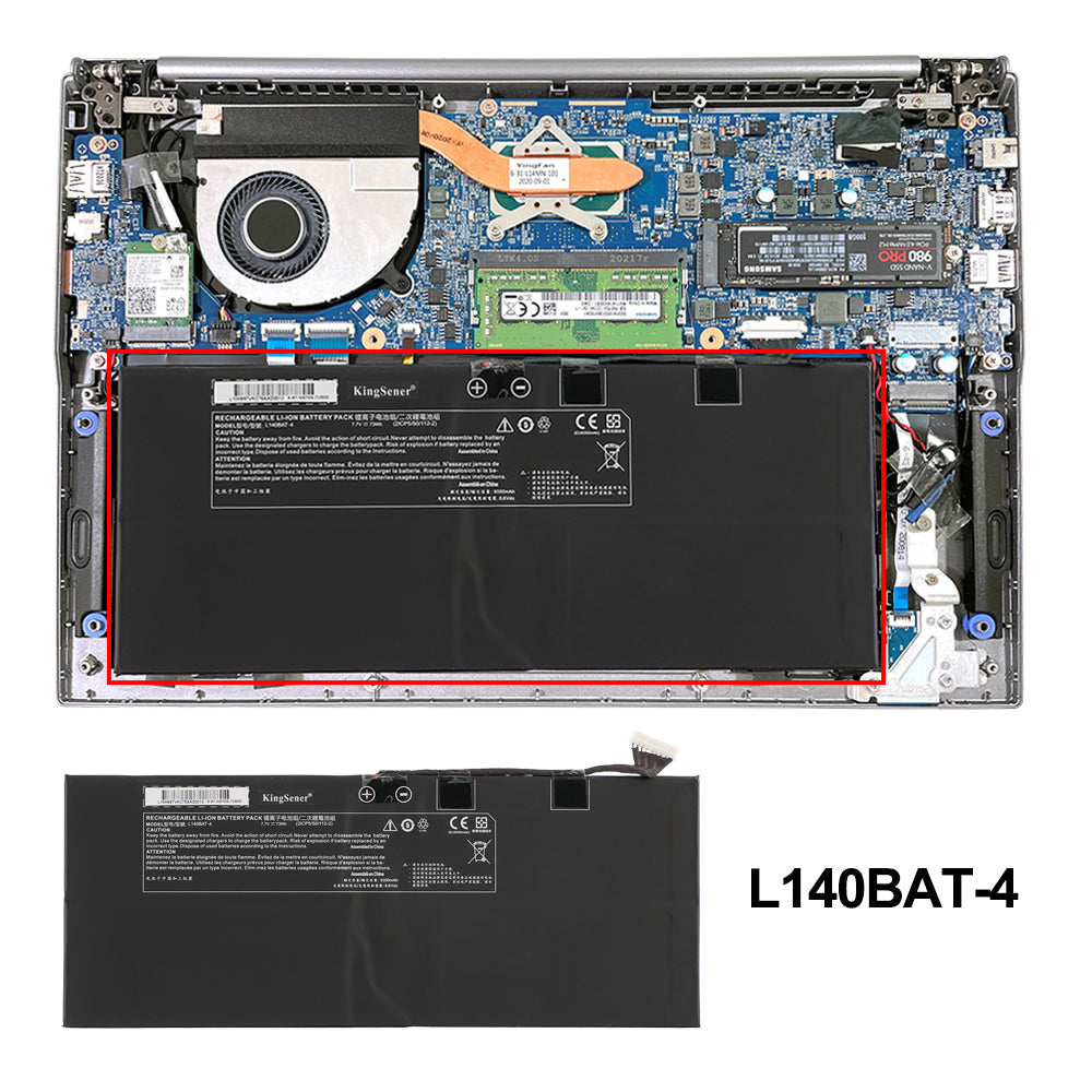 Clevo-L140BAT-4-73Wh-Laptop-Battery