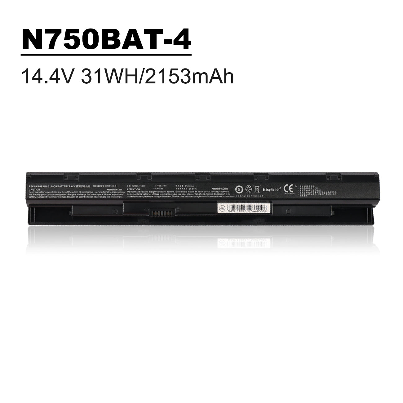 Clevo-N750BAT-4_31Wh-