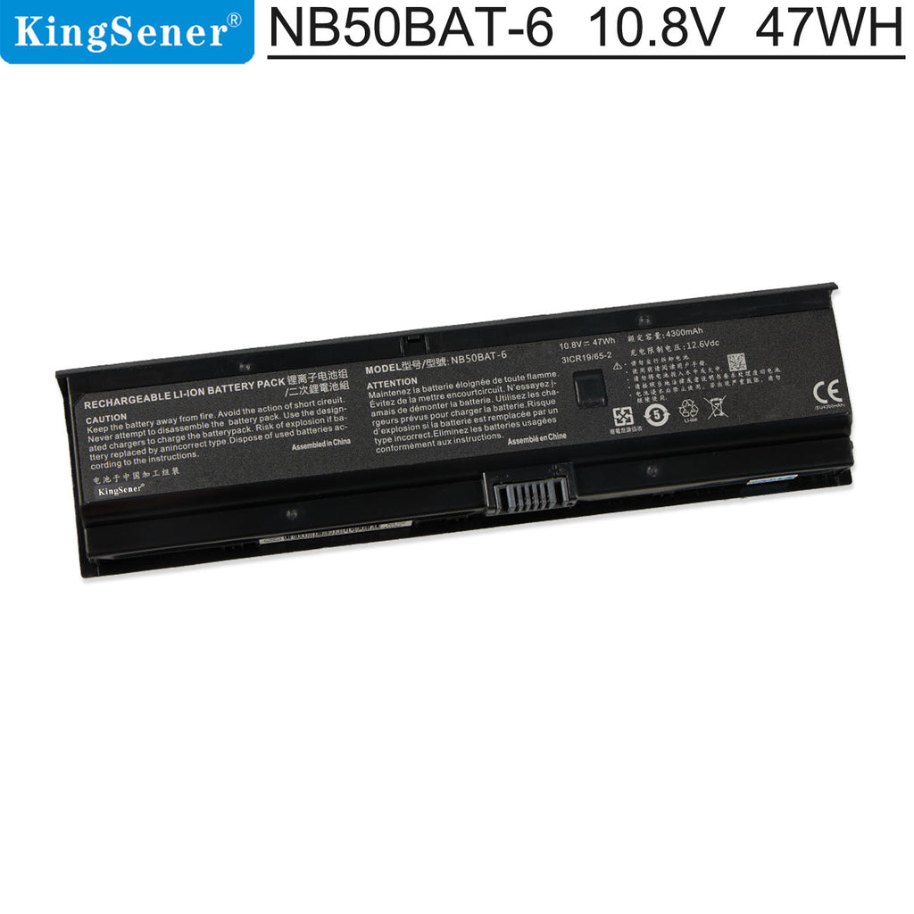 Clevo-NB50BAT-6-laptop battery-47Wh