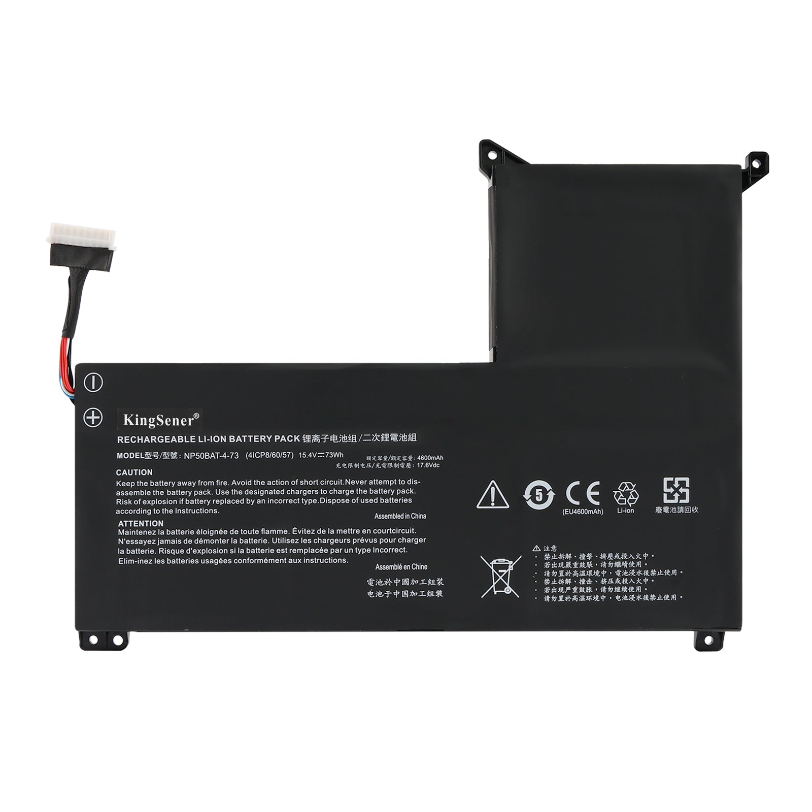NP50BAT-4-73 4ICP8/60/57 Laptop Battery For CLEVO X15AT X17AT 2023 Series