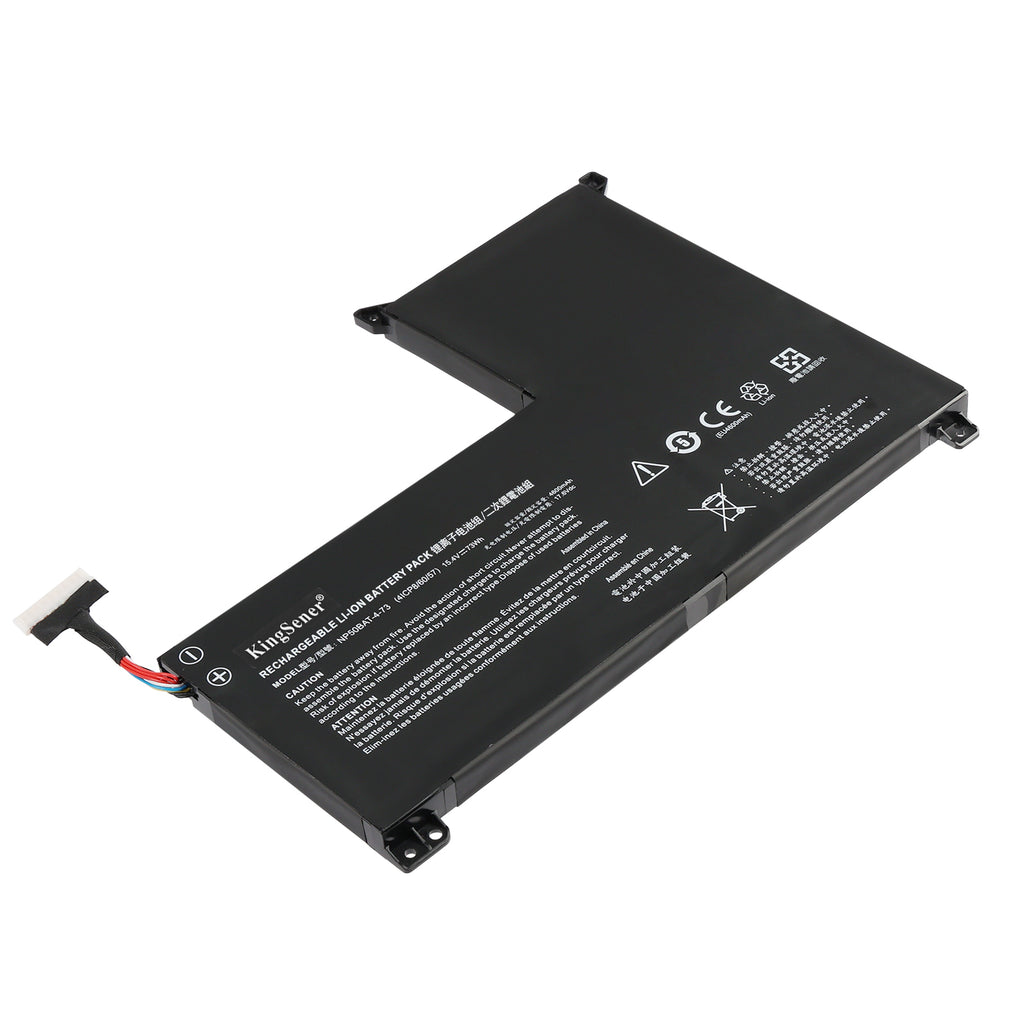 Hasee TX8R5 TX8R9 TX9R7 Clevo X15AT X17AT Replacement Gaming Battery NP50BAT-4-73 15.4V 73Wh