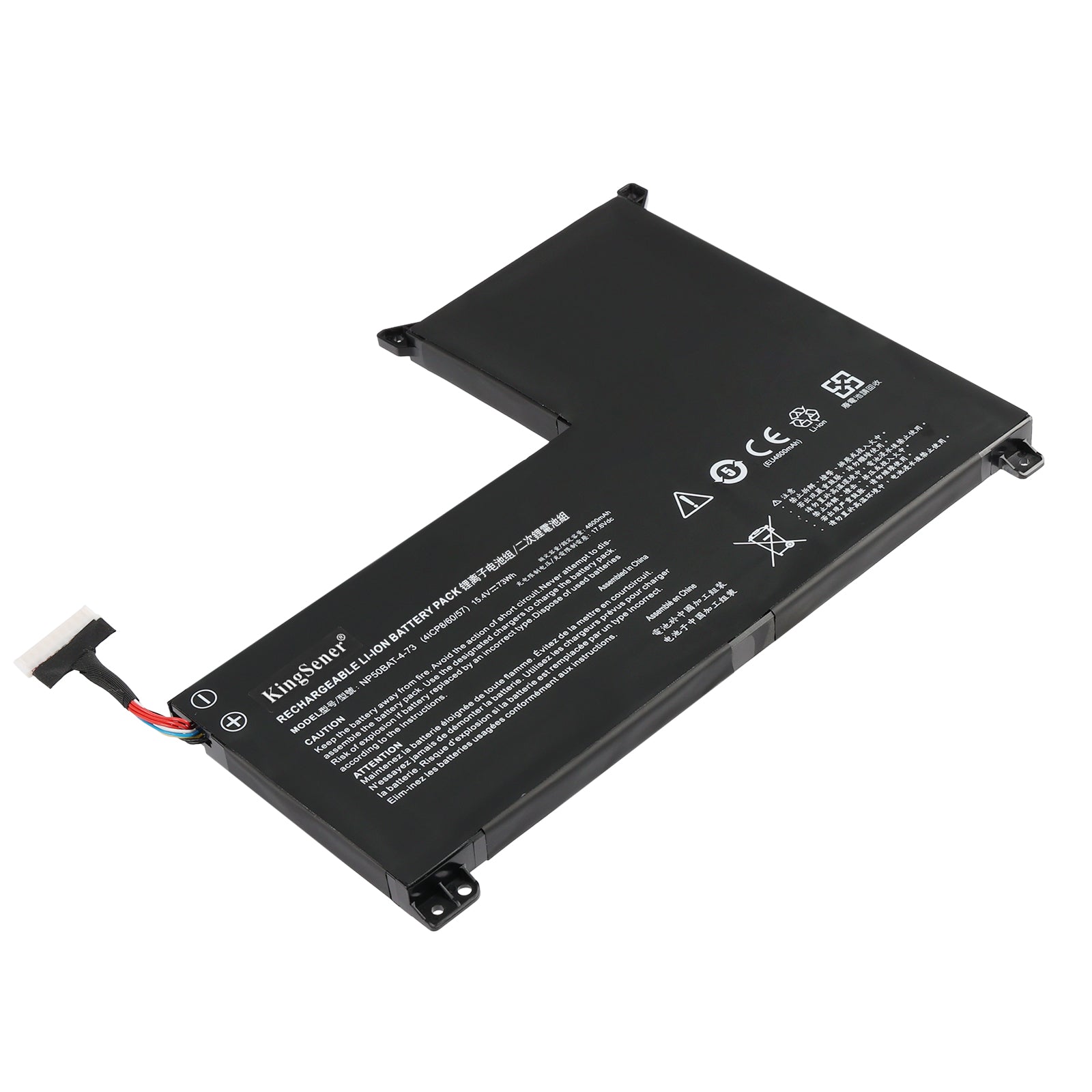 Hasee TX8R5 TX8R9 TX9R7 Clevo X15AT X17AT Replacement Gaming Battery NP50BAT-4-73 15.4V 73Wh