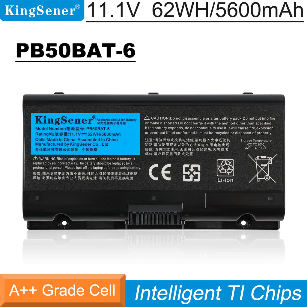 Clevo-PB50BAT-6-11.1V-62WH-Laptop-Battery