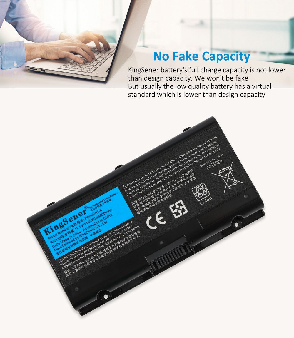 Clevo-PB50BAT-6-11.1V-62WH-Laptop-Battery