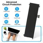 Clevo PHID1-00-15-3S1P-0 replacement Li-Polymer laptop battery 11.61V 53Wh with voltage control ESD thermal cutoff protection