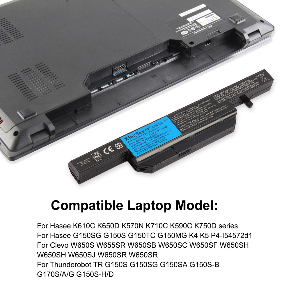 Clevo-W650BAT-6-5600mAh-Laptop-Battery