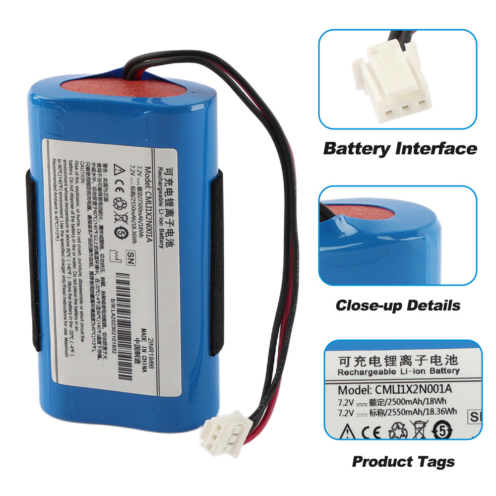 Comen-CMLI1X2N001A-7.2V-18.36Wh-Medical-Battery