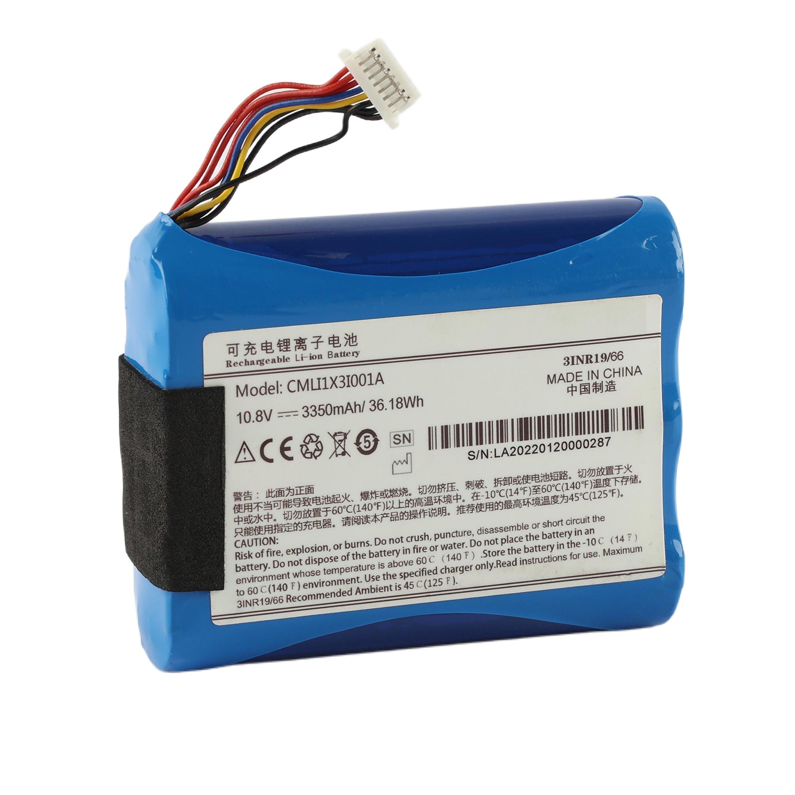 Comen-CMLI1X3I001A-10.8V-36.18Wh-Medical-Battery