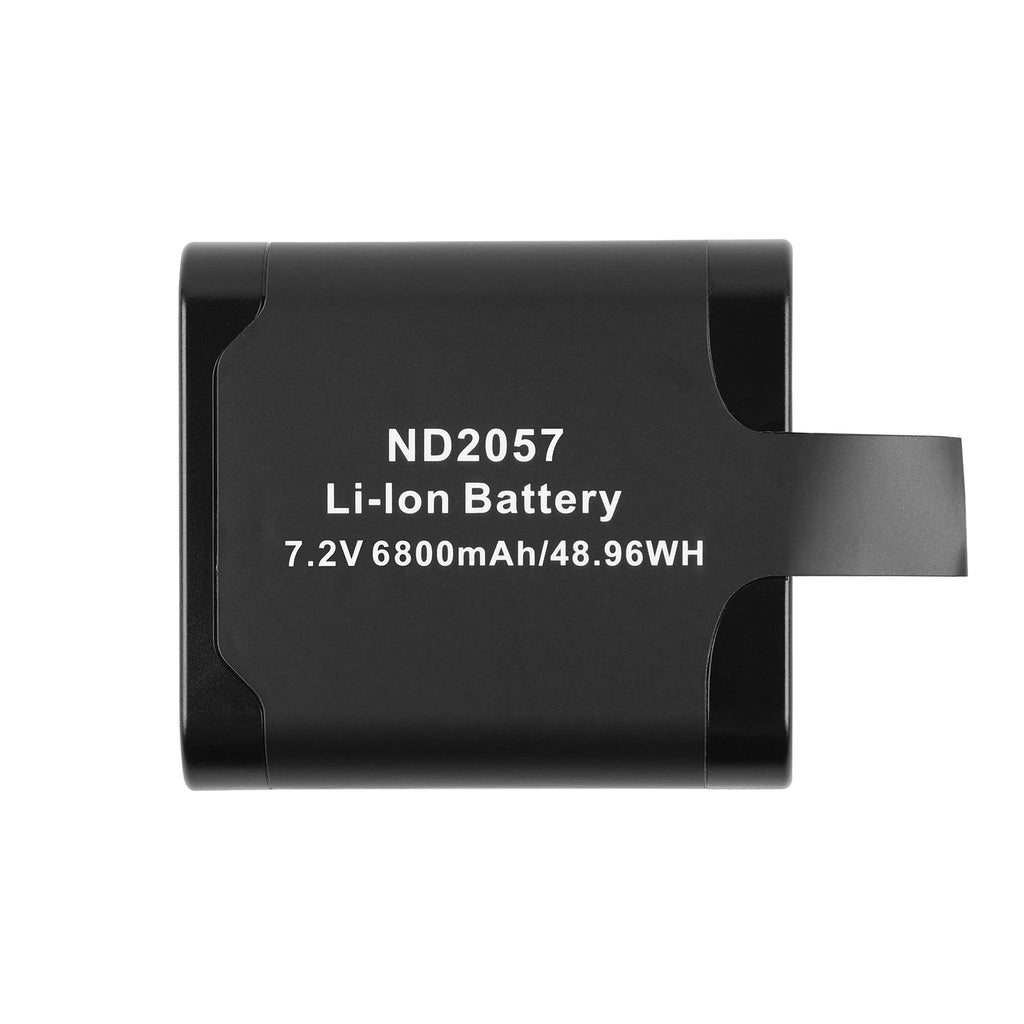 ND2057 7.2V 6800mAh 48.96Wh Li-ion replacement battery for Coolview 1400XT 2100XT surgical headlight, brand new black shell