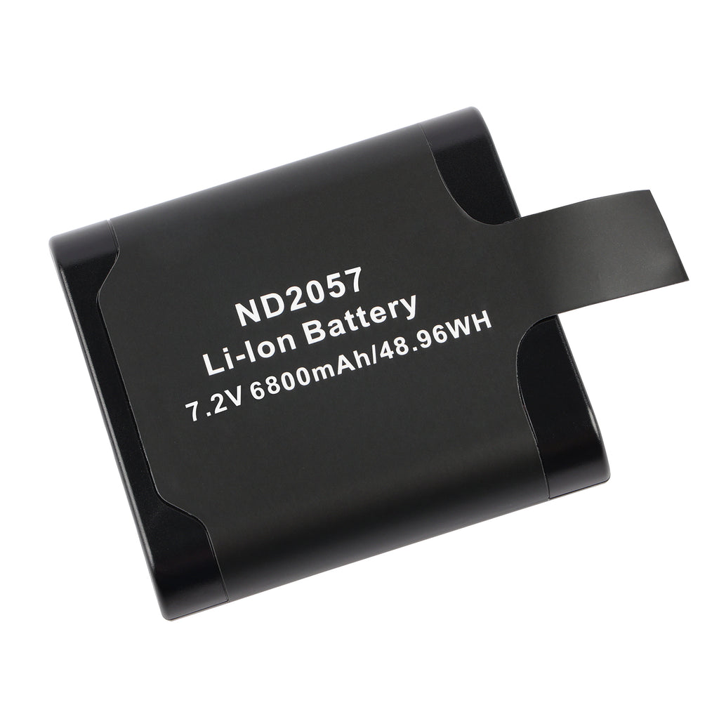 ND2057 7.2V 6800mAh 48.96Wh Li-ion replacement battery for Coolview 1400XT 2100XT surgical headlight, brand new black shell