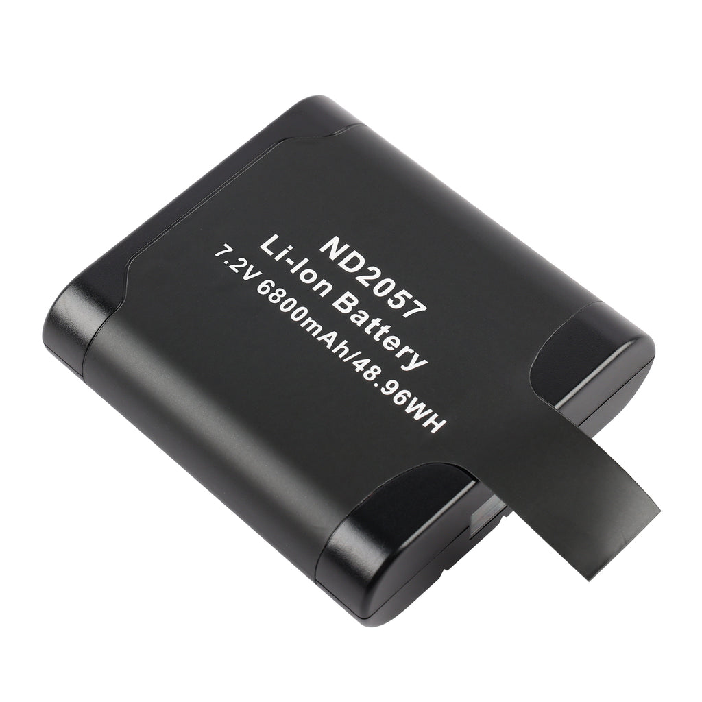 ND2057 7.2V 6800mAh 48.96Wh Li-ion replacement battery for Coolview 1400XT 2100XT surgical headlight, brand new black shell