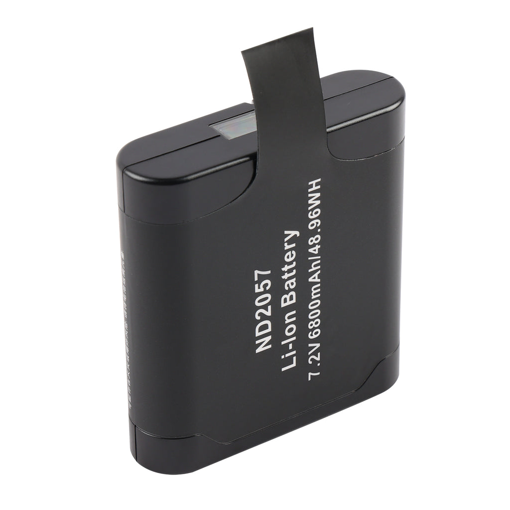 ND2057 7.2V 6800mAh 48.96Wh Li-ion replacement battery for Coolview 1400XT 2100XT surgical headlight, brand new black shell