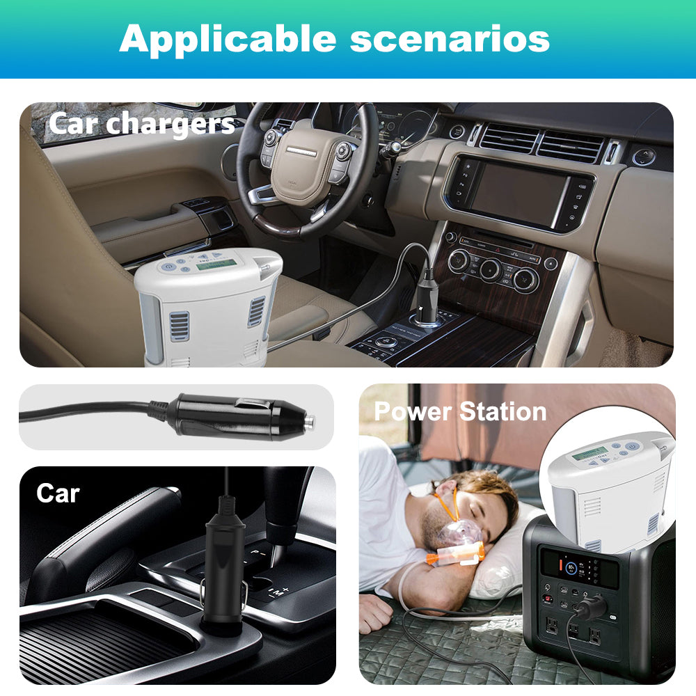 適用於 Inogen One G3 G4 G5 便攜式製氧機的直流電源線