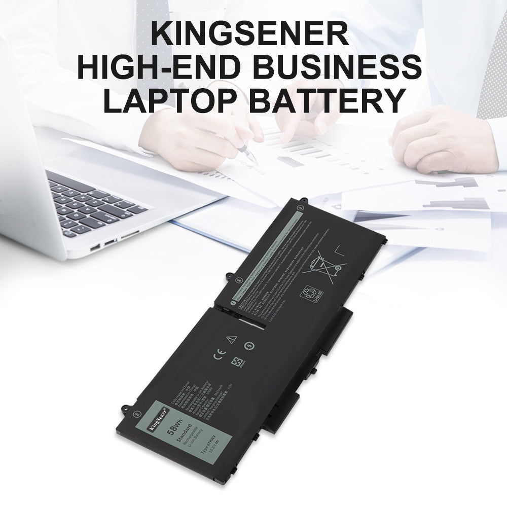 KingSener 07KRV 筆記型電腦電池，適用於戴爾 Latitude 5430 5530 5330 7530 7430 7330 Precision 3570 P104F005 P104F006 P137G004 P137G005