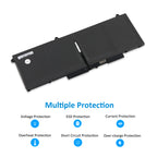 KingSener 07KRV 筆記型電腦電池，適用於戴爾 Latitude 5430 5530 5330 7530 7430 7330 Precision 3570 P104F005 P104F006 P137G004 P137G005