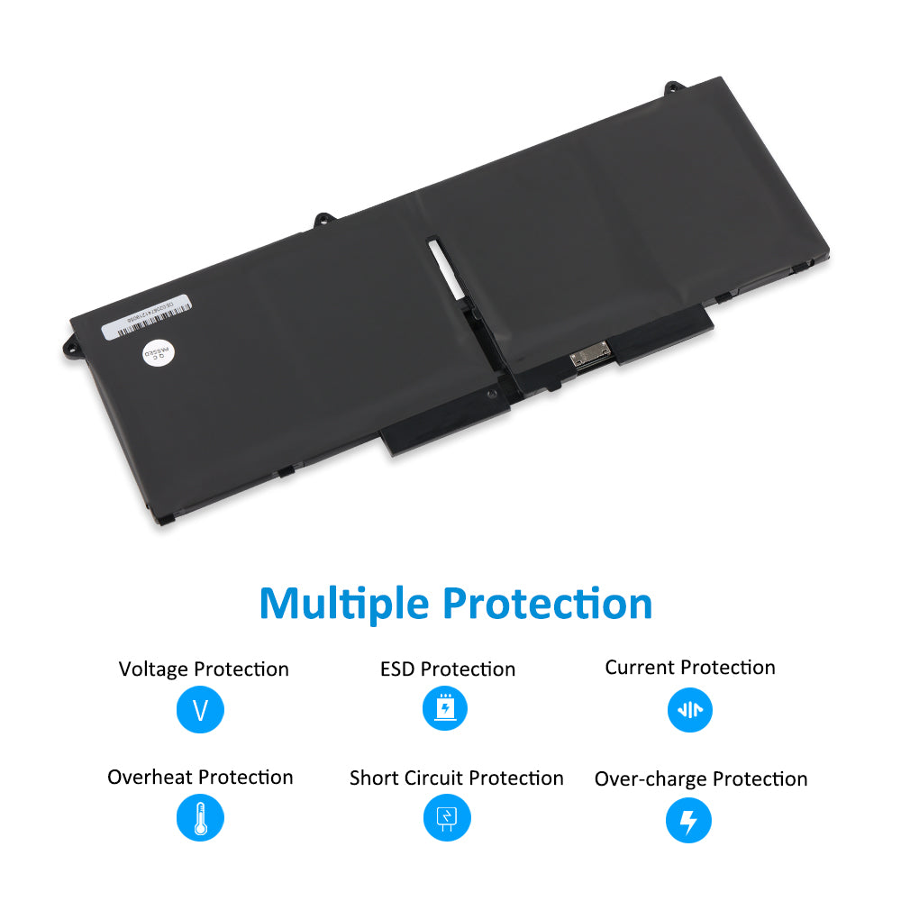 KingSener 07KRV 筆記型電腦電池，適用於戴爾 Latitude 5430 5530 5330 7530 7430 7330 Precision 3570 P104F005 P104F006 P137G004 P137G005