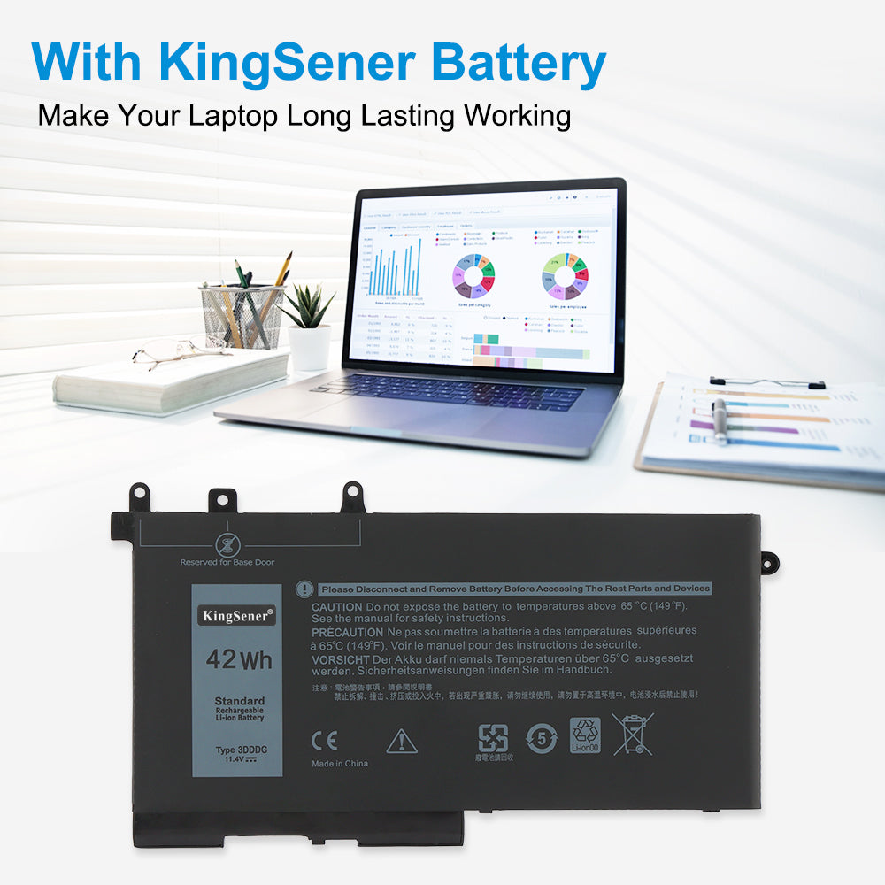DELL-3DDDG-11.4V-42WH-Laptop-Battery