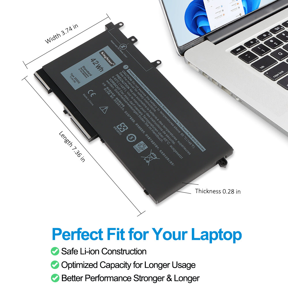 DELL-3DDDG-11.4V-42WH-Laptop-Battery