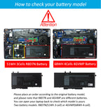 Kingsener 4GVNP R8D7N Laptop Battery For Dell Latitude 5400 5500 Precision 3540 Inspiron 7590 7591 7791 2-in-1 P84F P42E