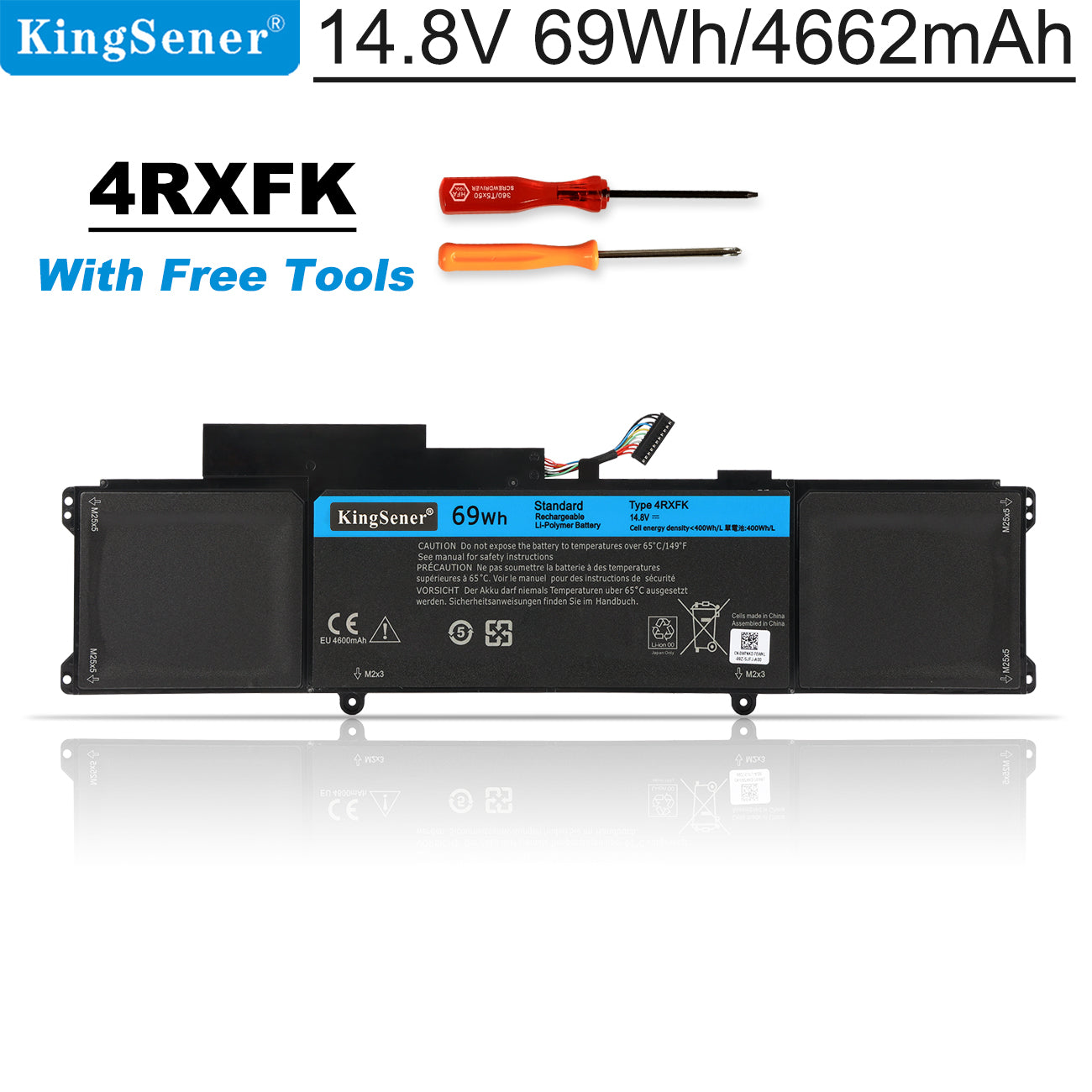 DELL-4RXFK-14.8V-69Wh-Laptop-Battery