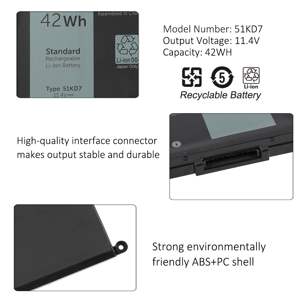 DELL-51KD7-42WH-Laptop-Battery