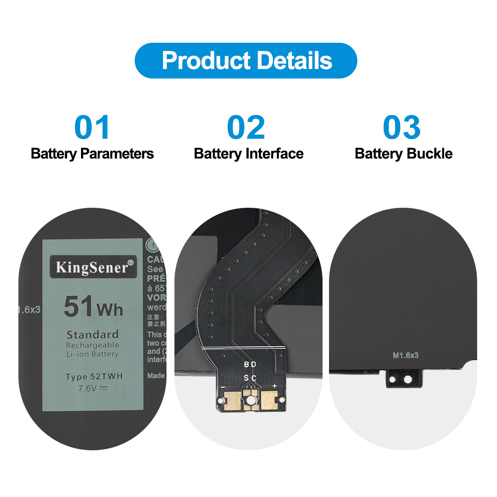 DELL-52TWH-51Wh-Laptop-Battery
