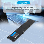 DELL-XPS-6GTPY-97WH-1Laptop-Battery