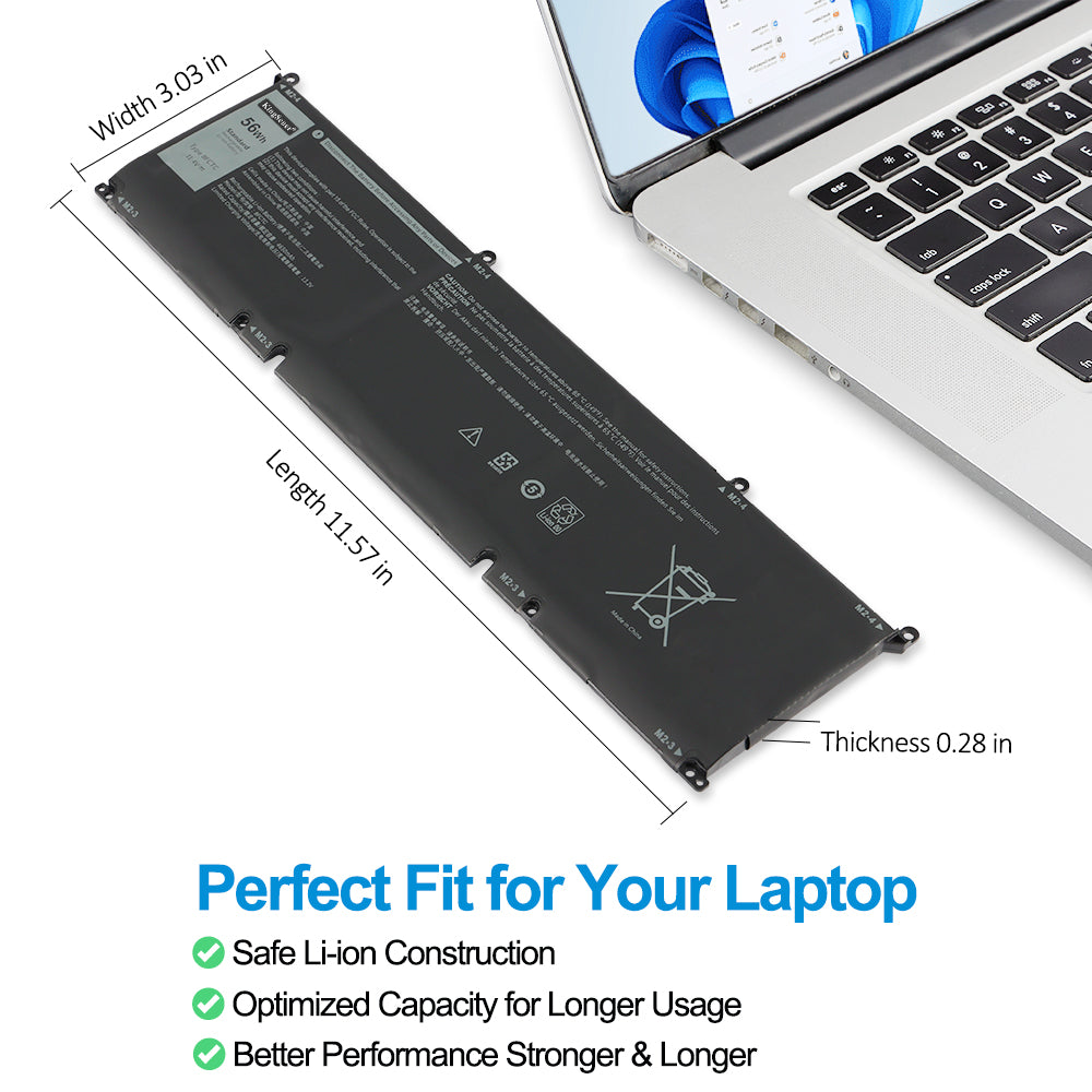 8FCTC Battery For Dell G15 XPS 15 9510 Precision 5550 5560 5570 0DVG8M ...
