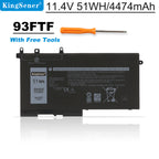 Kingsener 93FTF 筆記本電池 適用於戴爾 5480 5490 5580 5590 5495 5491 M3520 M3530 E5480 E5490 E5580 E5590